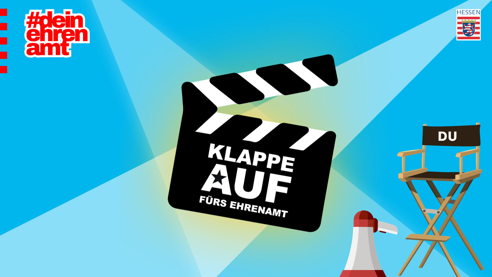 Klappe- Symbol für das Ehrenamt